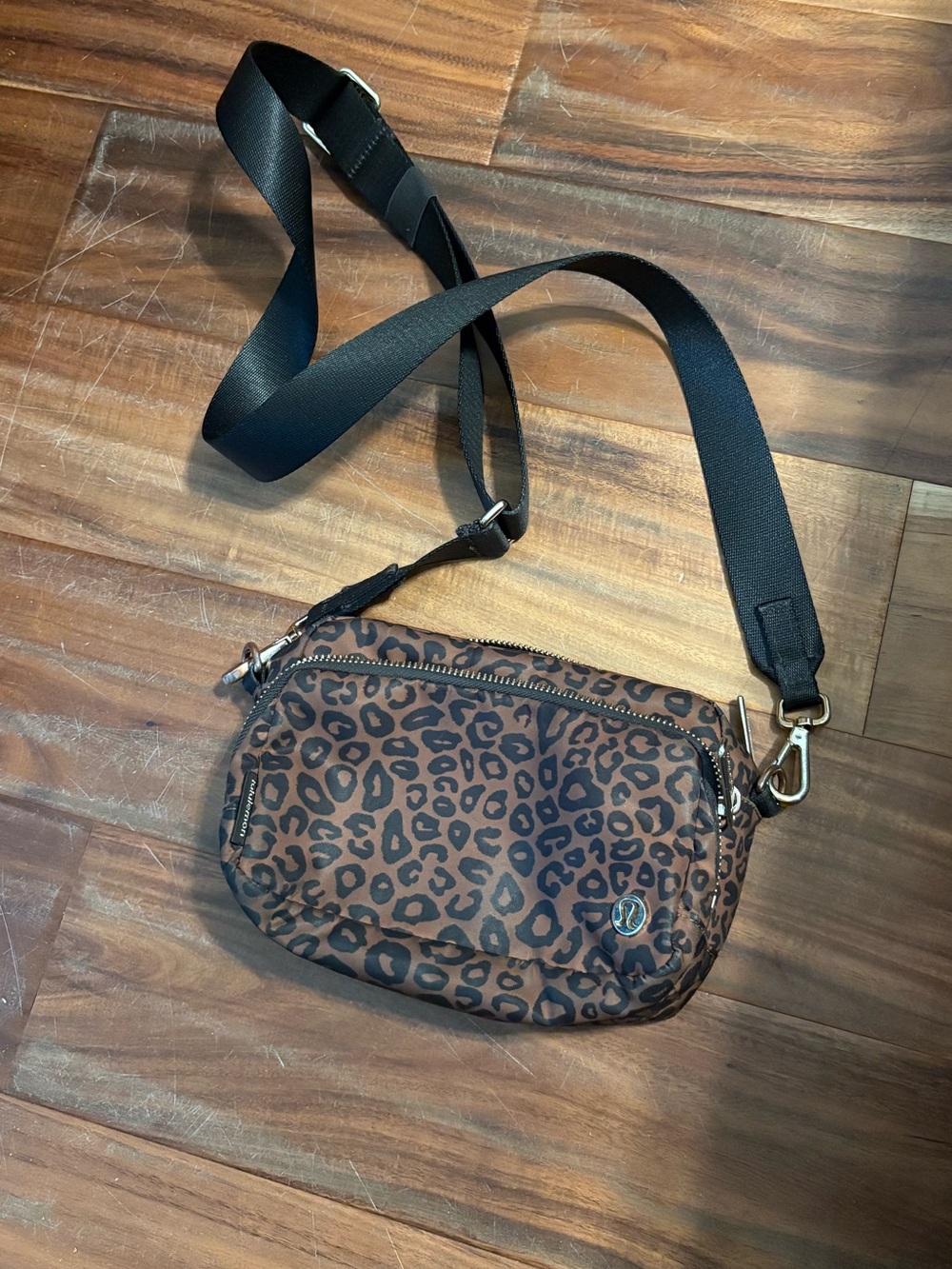 Lululemon Festival Bag Leopard Print Adjustable Crossbody Purse